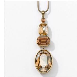 Touchstone Crystal Stacked Sparkle Pendant